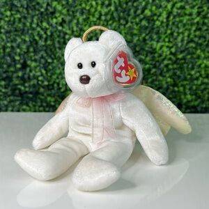 Ty Beanie Babies Halo the Angel Bear Toy